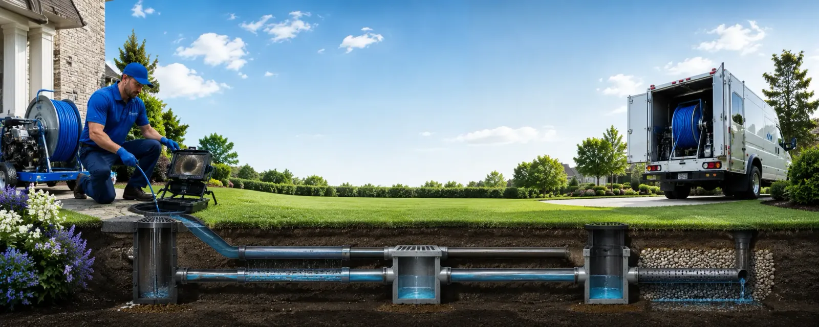 Outdoor drain cleaning information for Dallas, WV